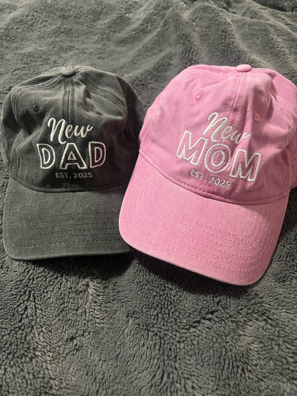 🌻New Mom & New Dad Embroidered Caps🌻